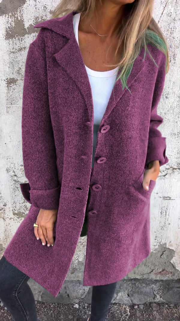 Aaliyah - Cozy Button Coat