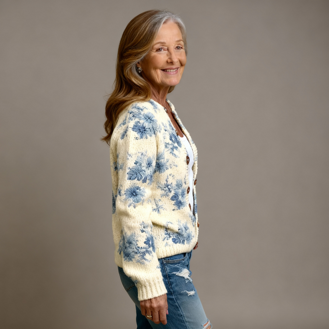 Lianne | Floral Art Cardigan