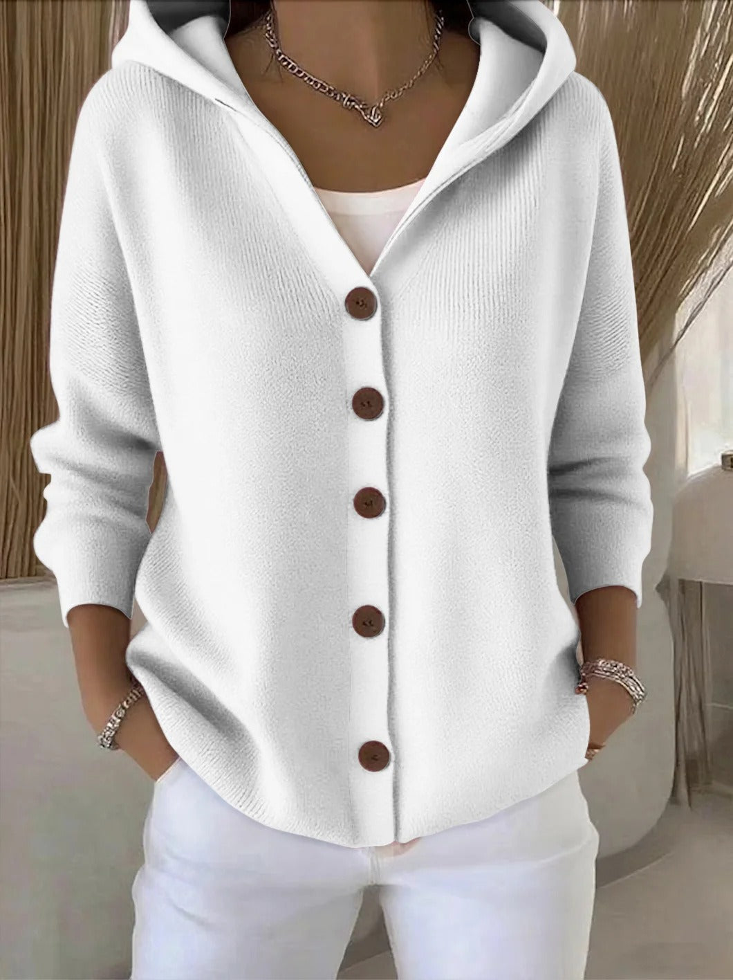 Claire™ | Hooded Knit Cardigan
