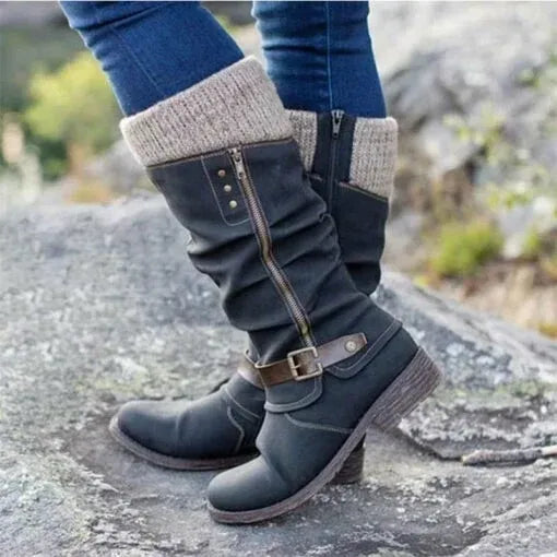 Amira | Ankle Boots With Side Zipper
