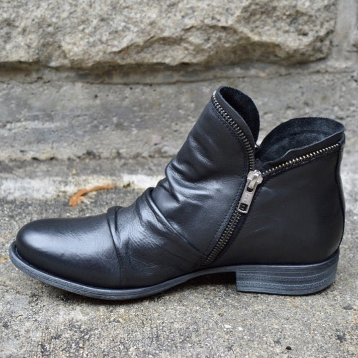 Glinda - Chic Side-Zip Ankle Boots
